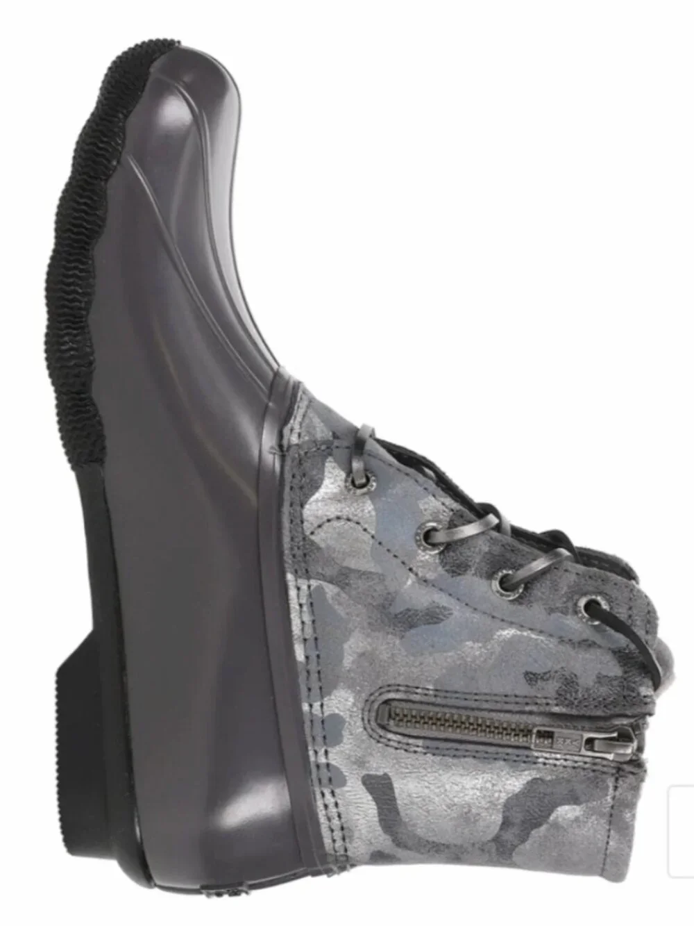 Sperrys Gray Camouflage Duck Boots